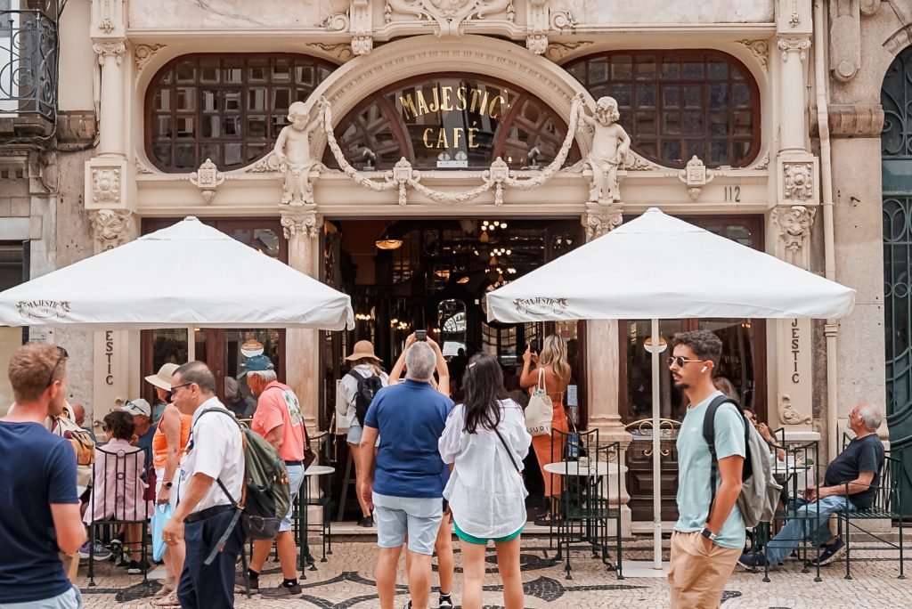 Majestic Cafe in Porto, Portugal.