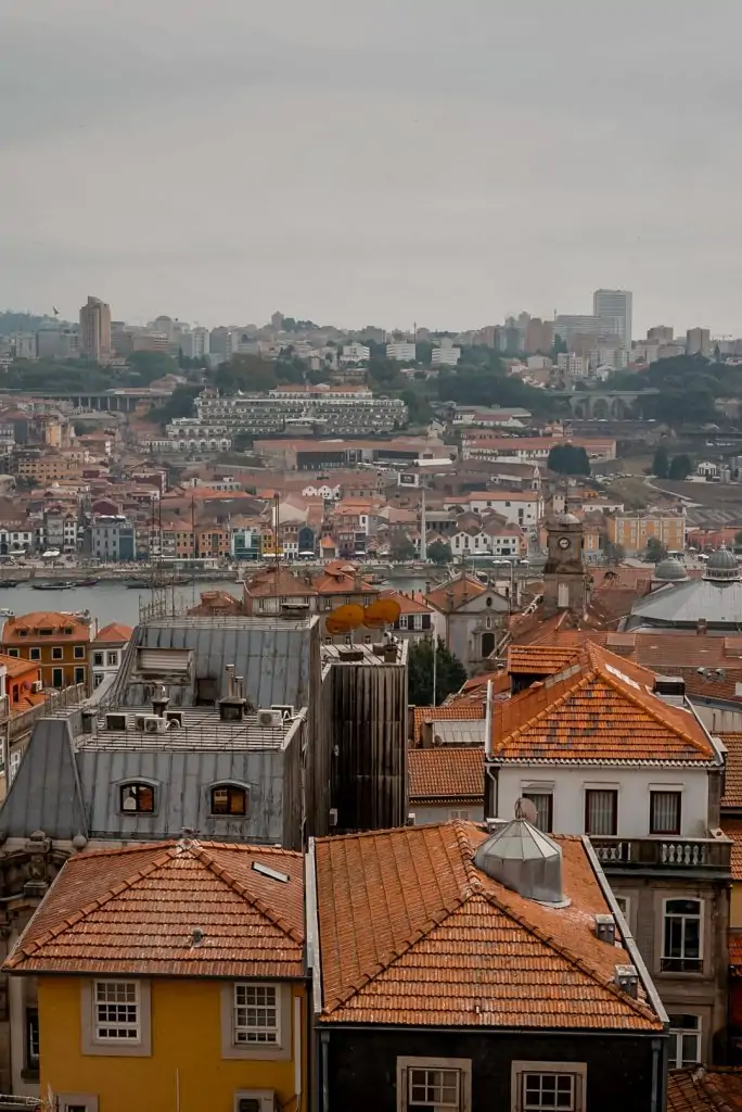 View from Miradouro da Vitória in Porto, Portugal.