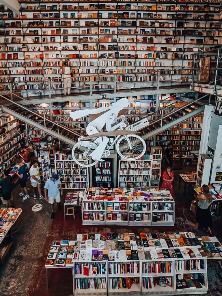 Ler Devagar bookstore in the LX Factory in Lisbon, Portugal.