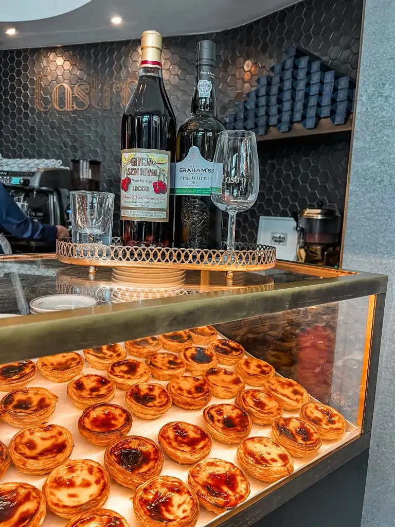 Pastéis de nata from Castro bakery in Porto, Portugal.