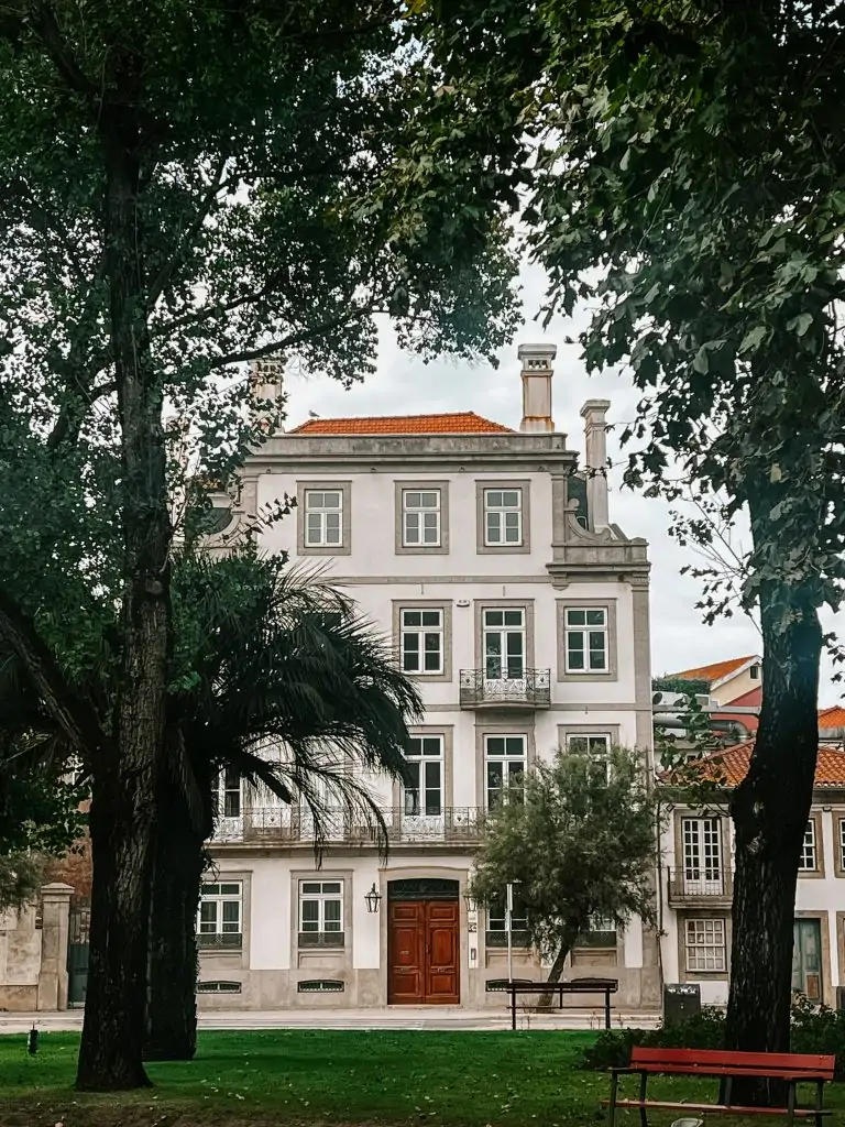 House surrounded by trees in Porto, Portugal.
