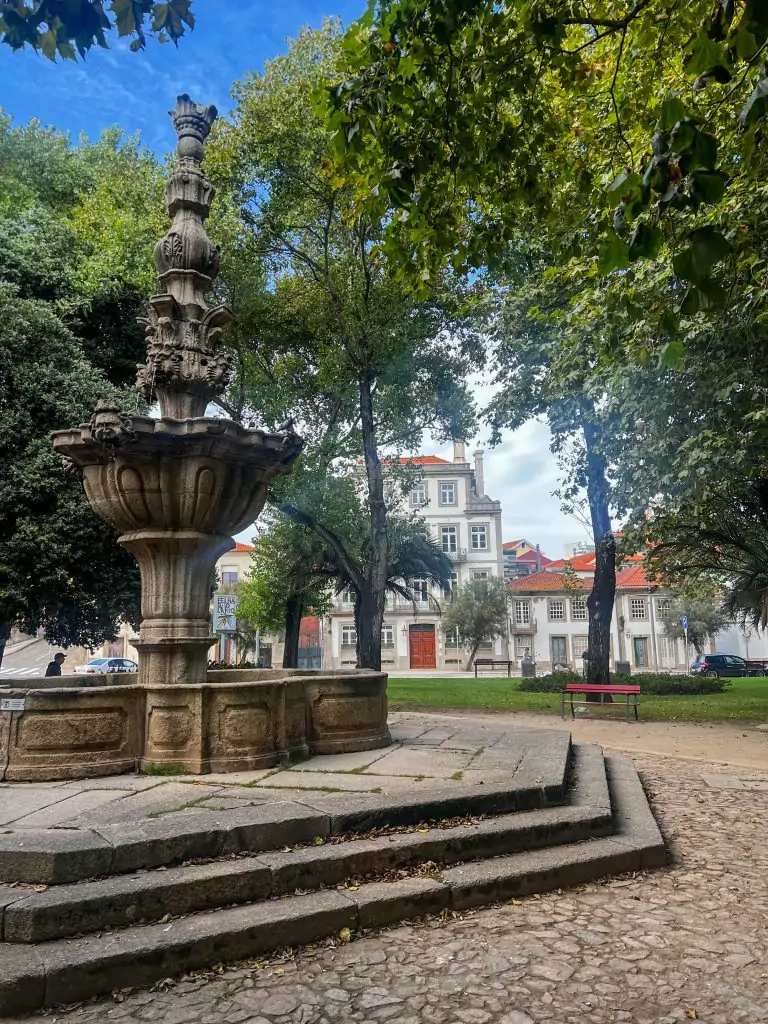 Jardim do Passeio Alegre in Foz do Douro Porto, Portugal.