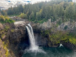 Day trip to Snoqualmie Falls, Washington.