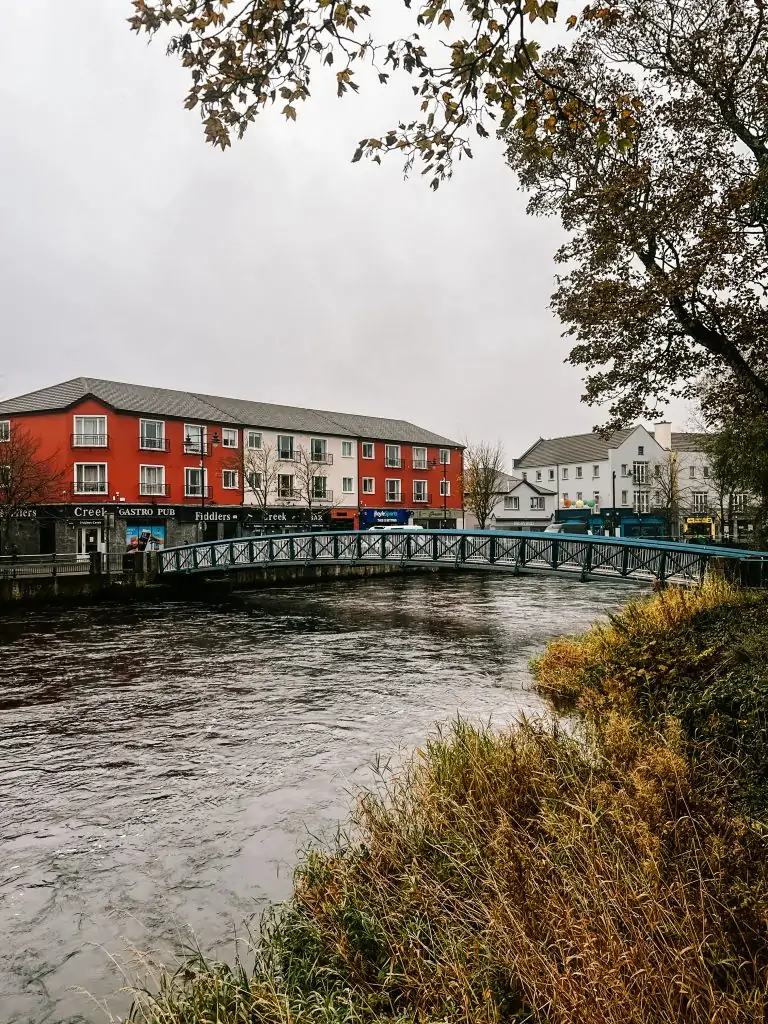 Bridge across the river in Sligo, Ireland.