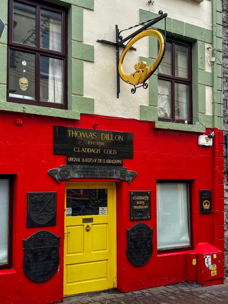 Thomas Dillion Claddagh Jewelers in Galway, Ireland.