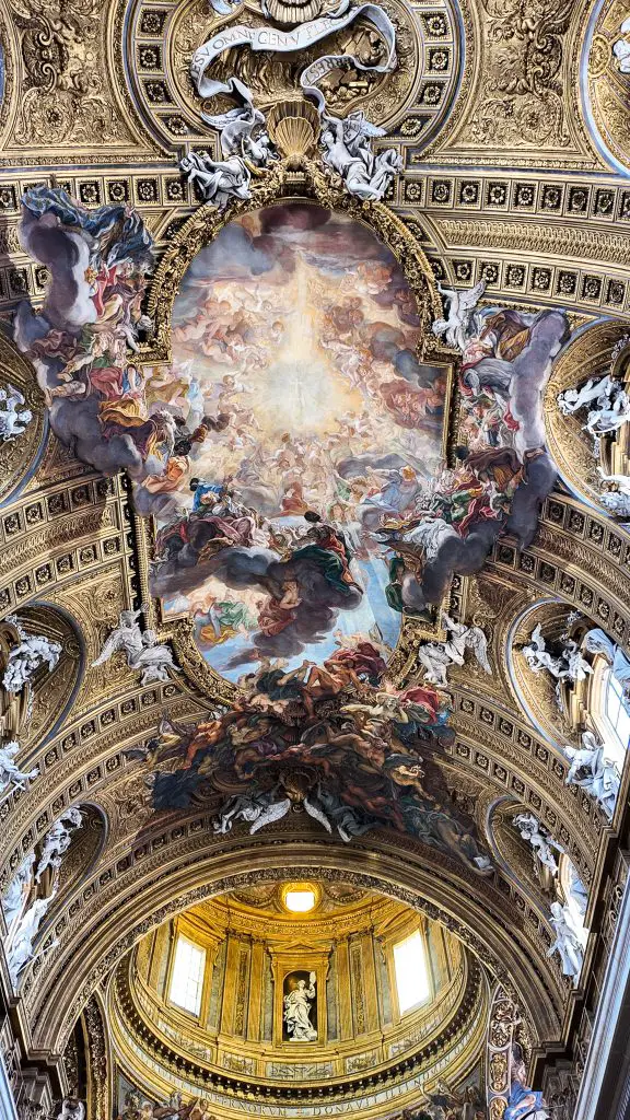 Chiesa del Gesù in Rome, Italy.