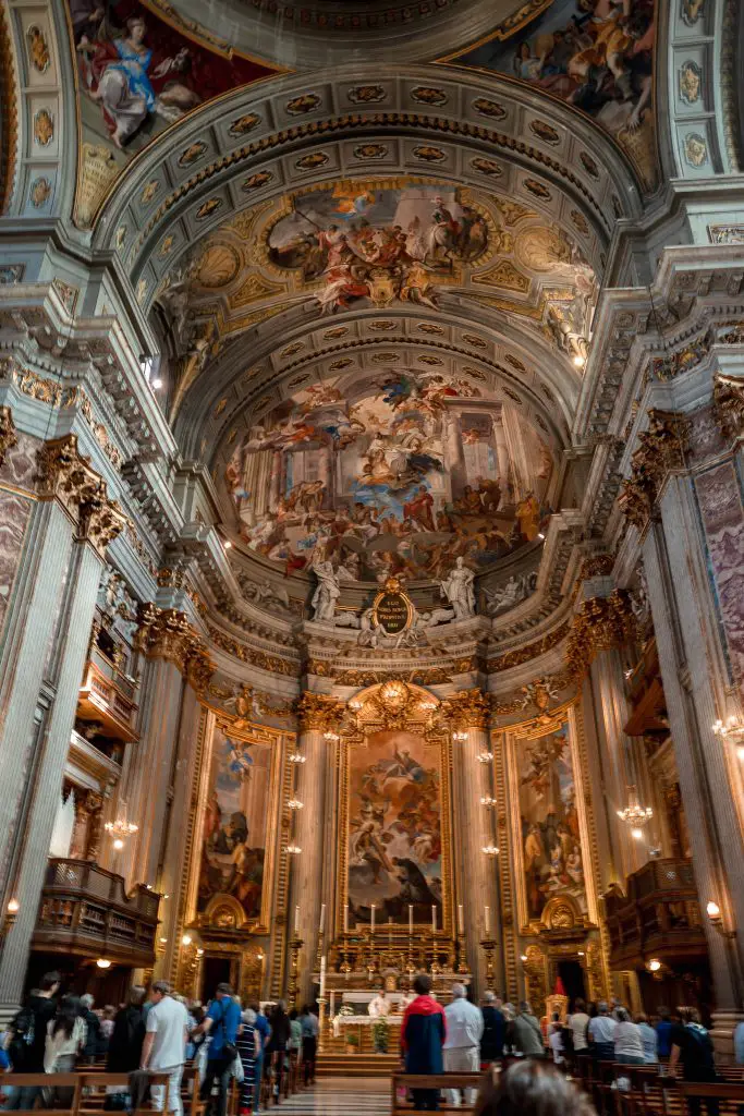 Chiesa di Sant'Ignazio di Loyola in Rome, Italy.