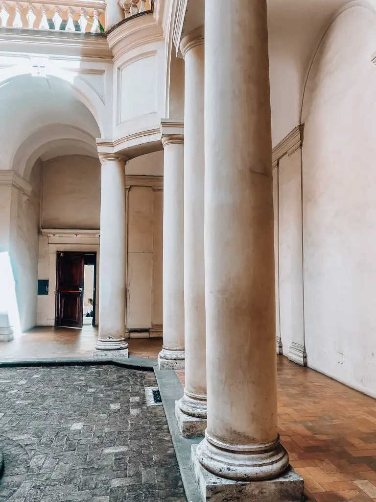 Church of San Carlo alle Quattro Fontane in Rome, Italy.