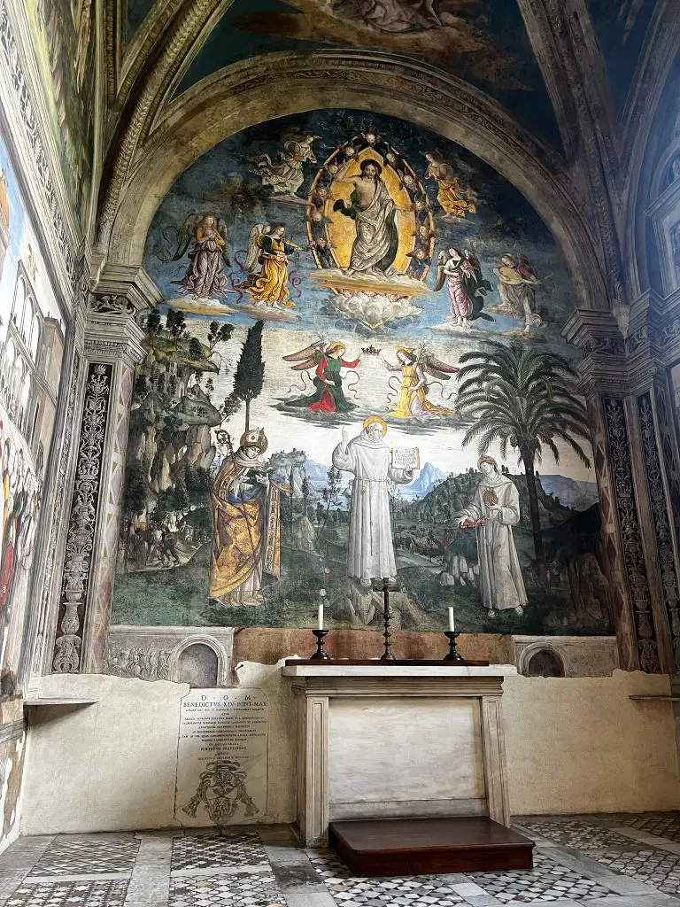 Santa Maria in Aracoeli Basilica in Rome, Italy.
