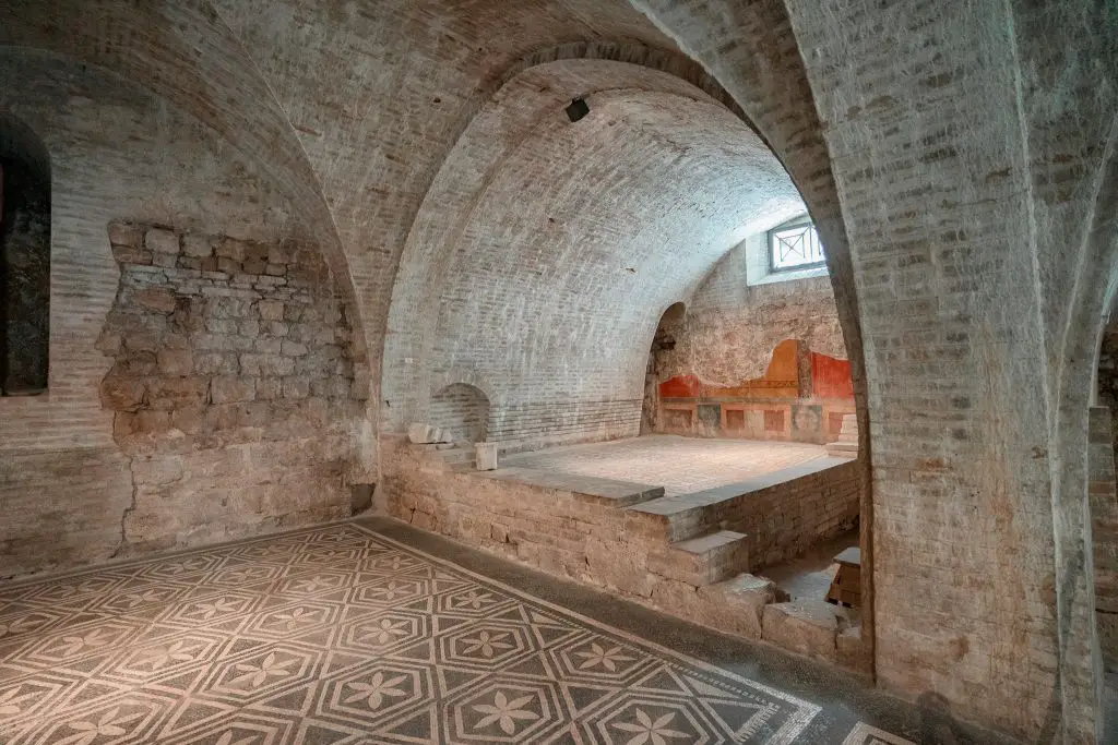 Room in Casa Romana in Spoleto, Italy.