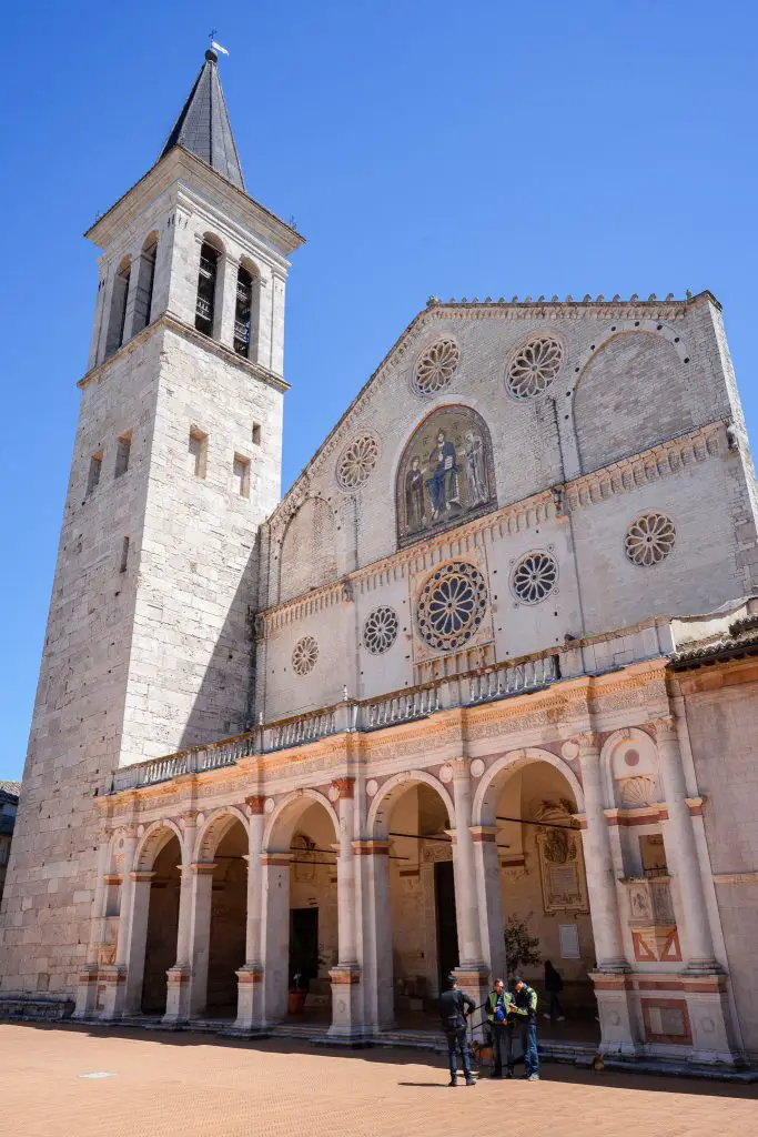 Spoleto Cathedral in Spoleto, Italy.