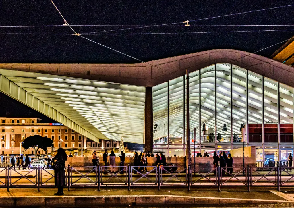 Termini Station in Rome, Italy.