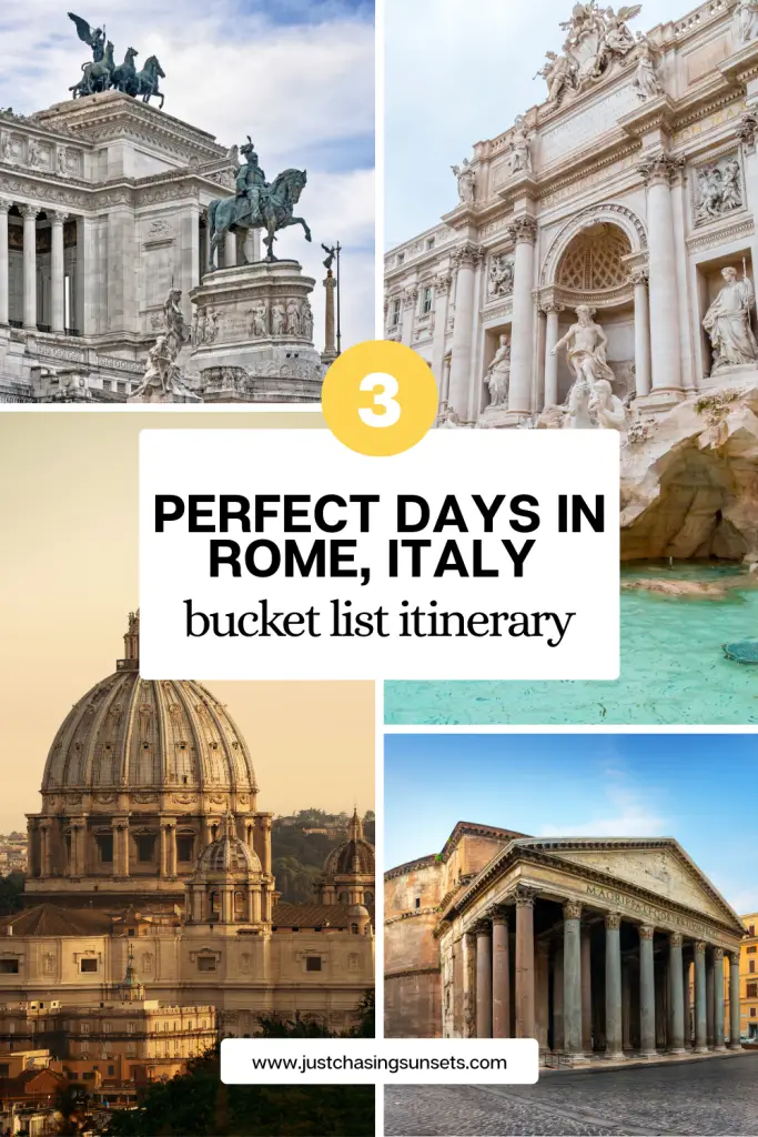 What to Do, See, and Eat in Rome, Italy: The Best 3 Day Rome Itinerary
