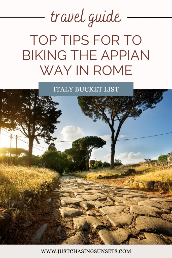 Rome Bucket List: Tips for Biking the Appian Way