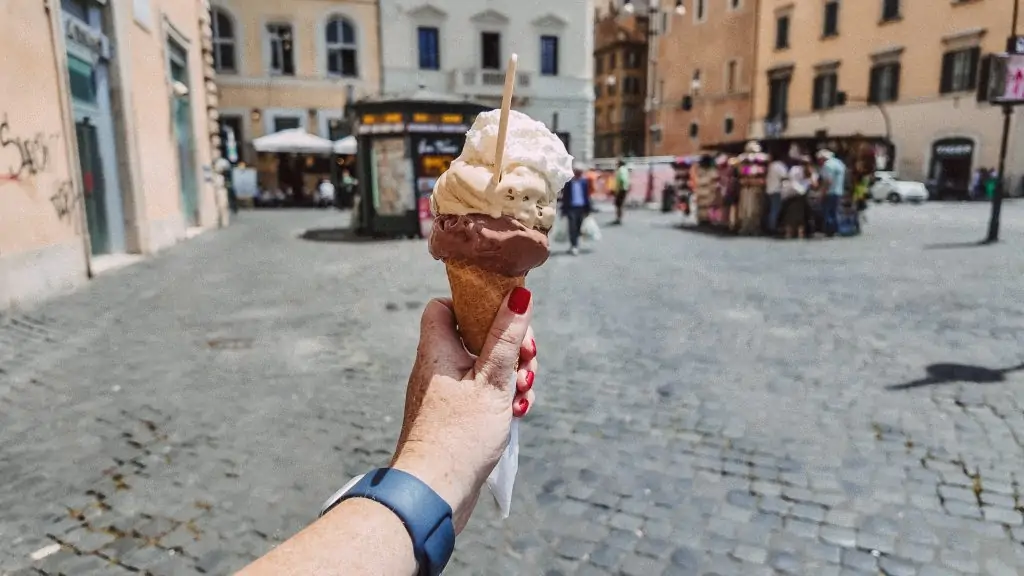Gelato in Rome, Italy.