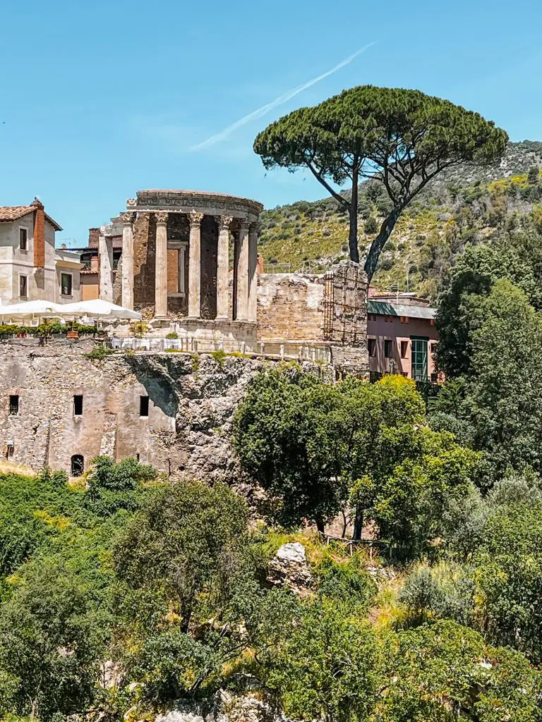 Temple of the Sybil in Tivoli.