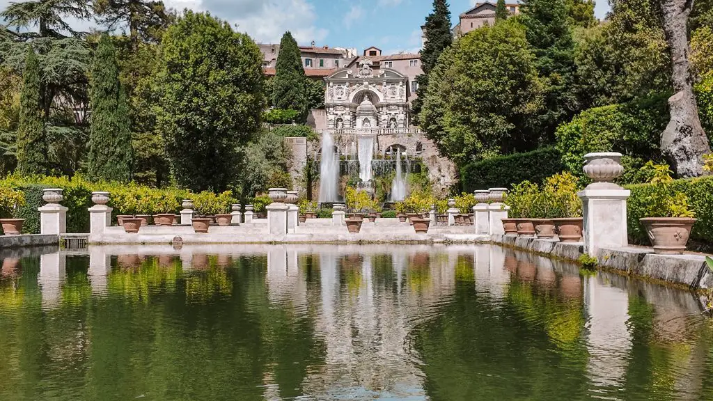 Villa d'Este in Tivoli.