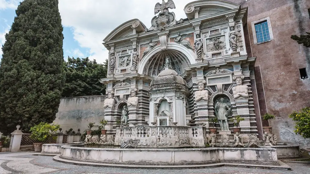 Villa d'Este in Tivoli.