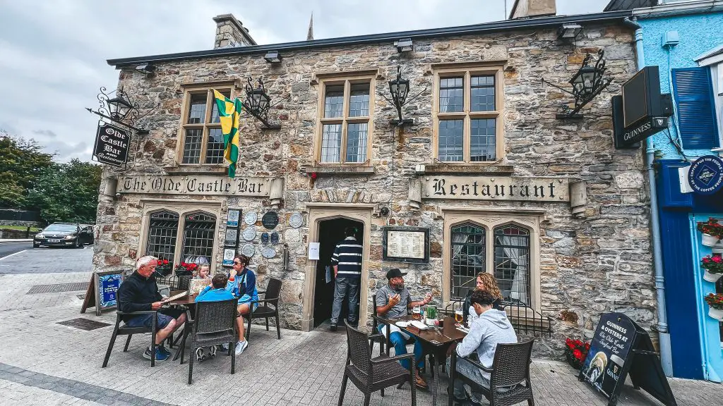 The Castle Bar in Donegal, Ireland.