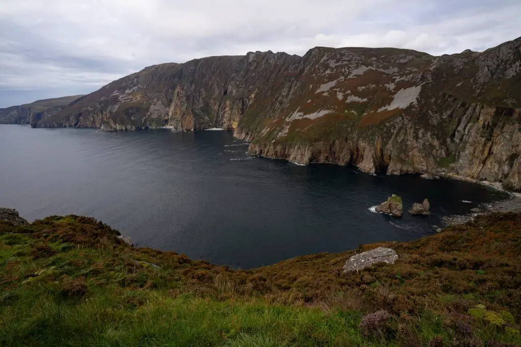 Slieve League cliffs in Donegal, Ireland.
