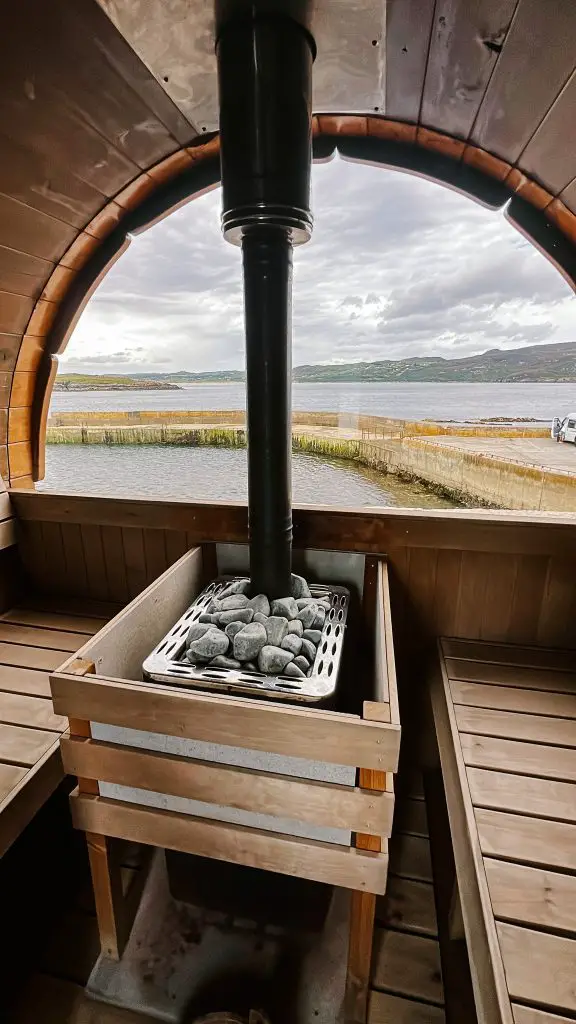 Cocoon Sauna in Donegal, Ireland.