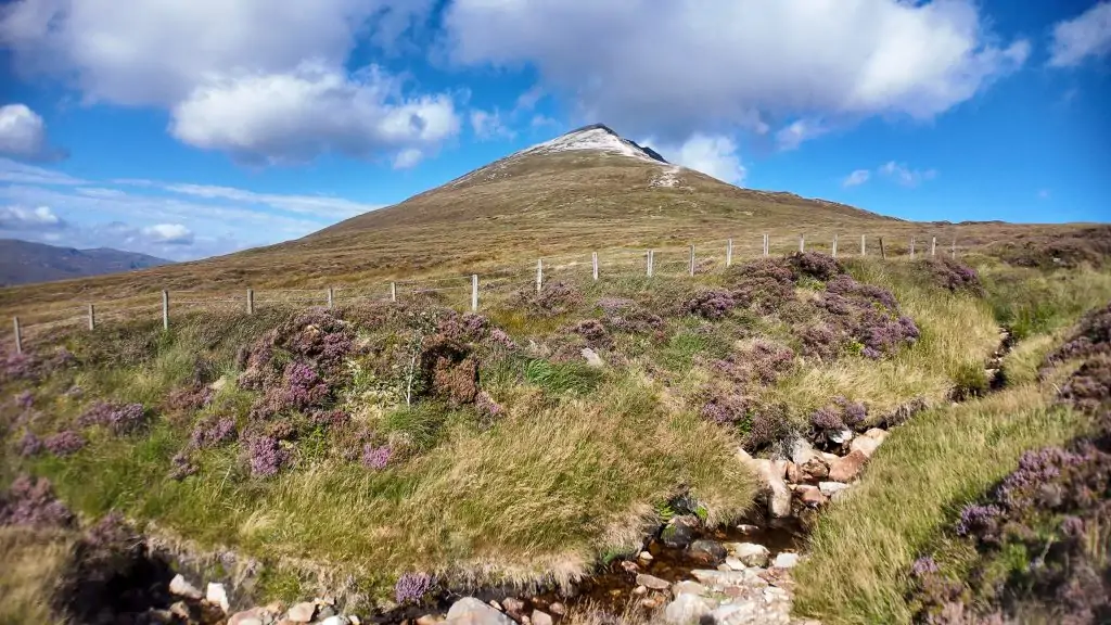 Mount Errigal in Donegal, Ireland.