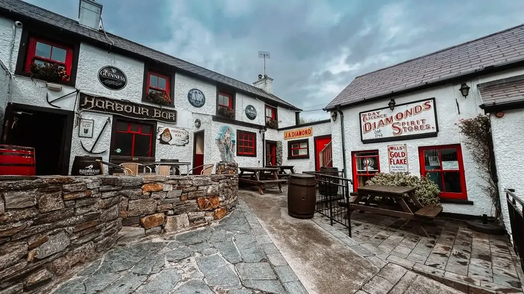 The Harbour Bar in Downings in County Donegal, Ireland.