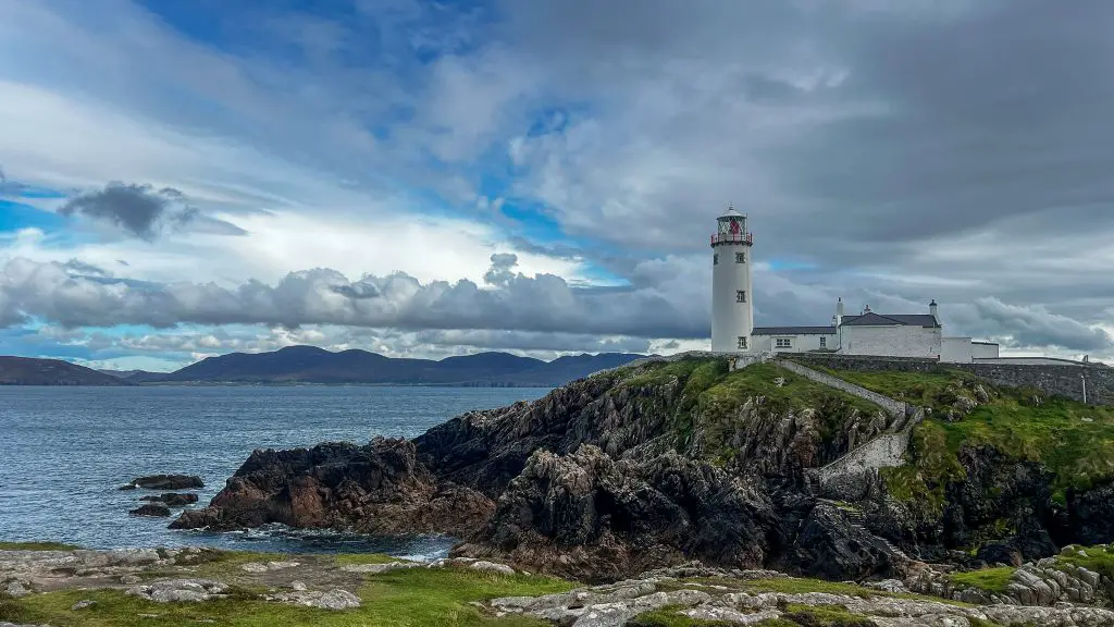 Fanad Head Lighthouse in County Donegal, Ireland.
