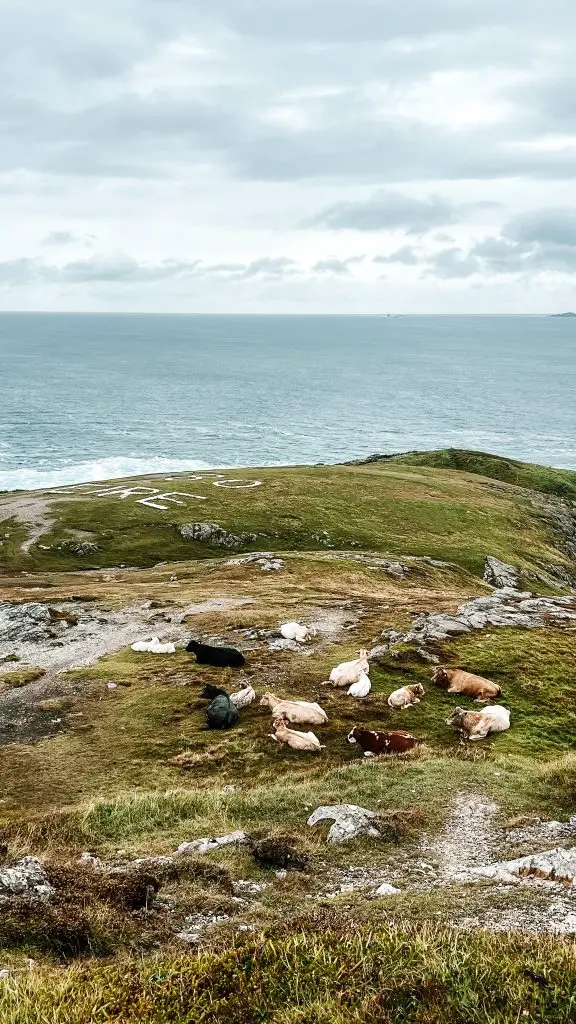Malin Head in Donegal, Ireland.