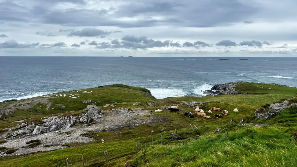 Malin Head in County Donegal, Ireland.