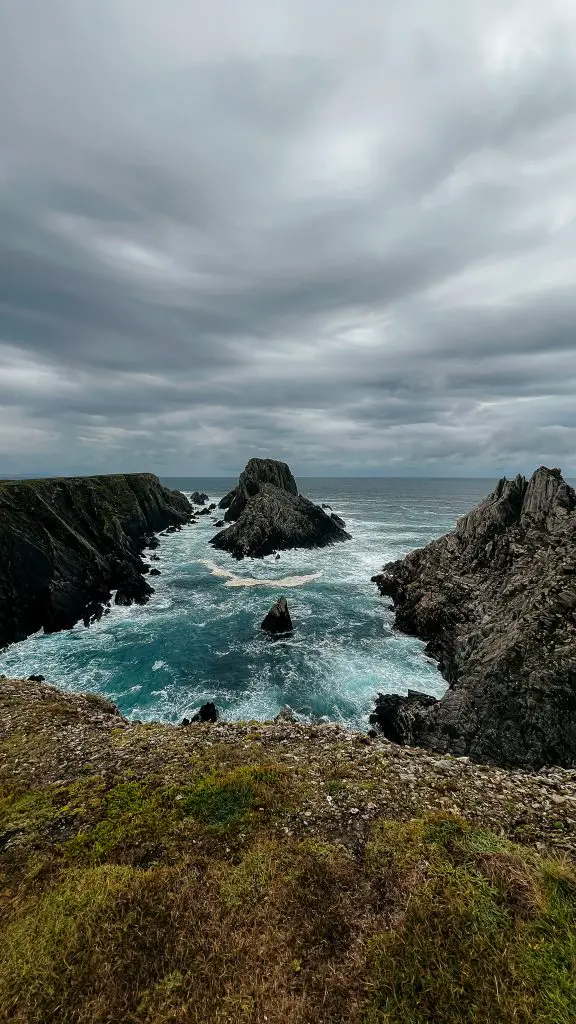 Malin Head in Donegal, Ireland.
