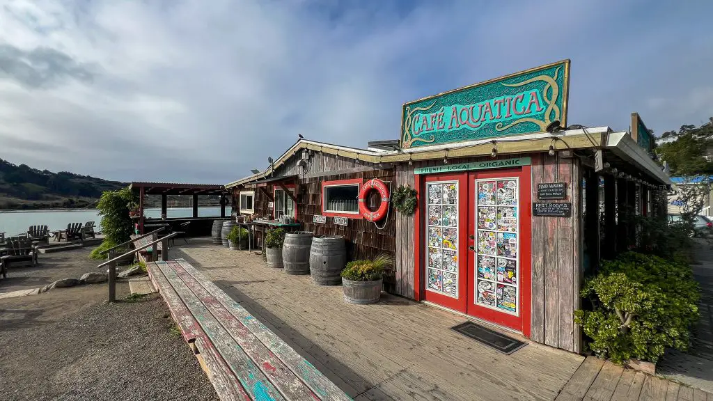 Cafe Aquatica in Jenner California.
