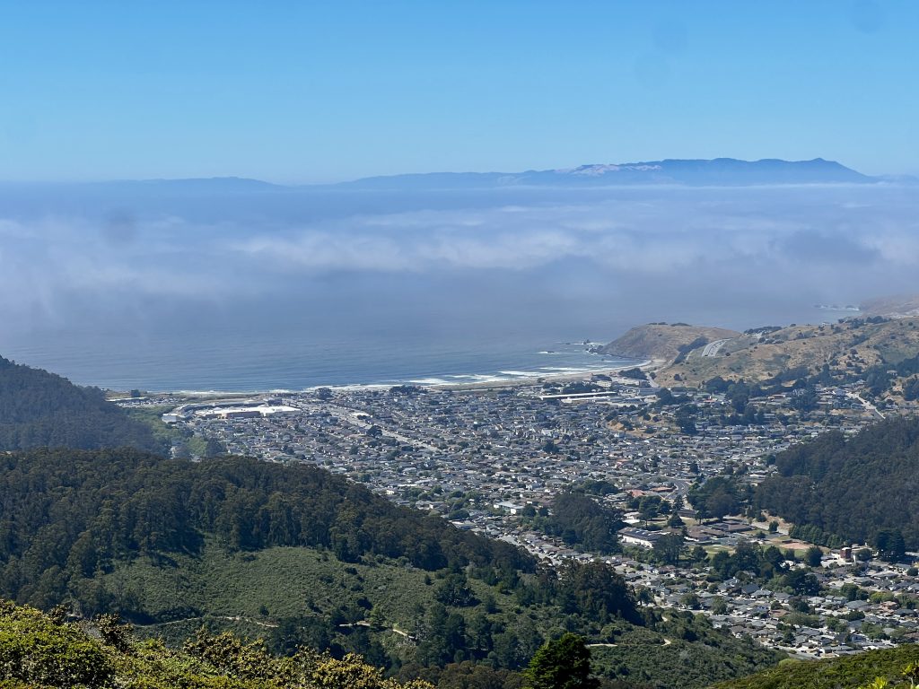 Montara Mountain hike in Pacifica, California.