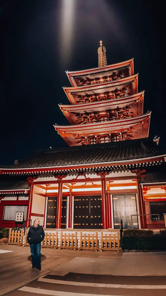 Senso-ji Temple in Tokyo, Japan.