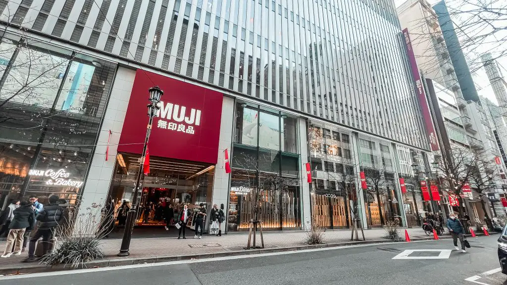 Muji Flagship store in Tokyo, Japan.