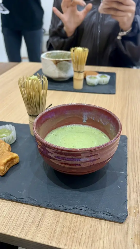 Matcha bowl and whisk.