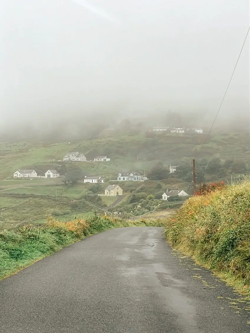 Donegal Sky Road on a very cloudy day.