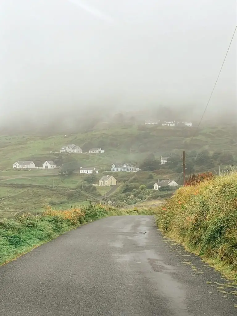 Donegal Sky Road on a very cloudy day.