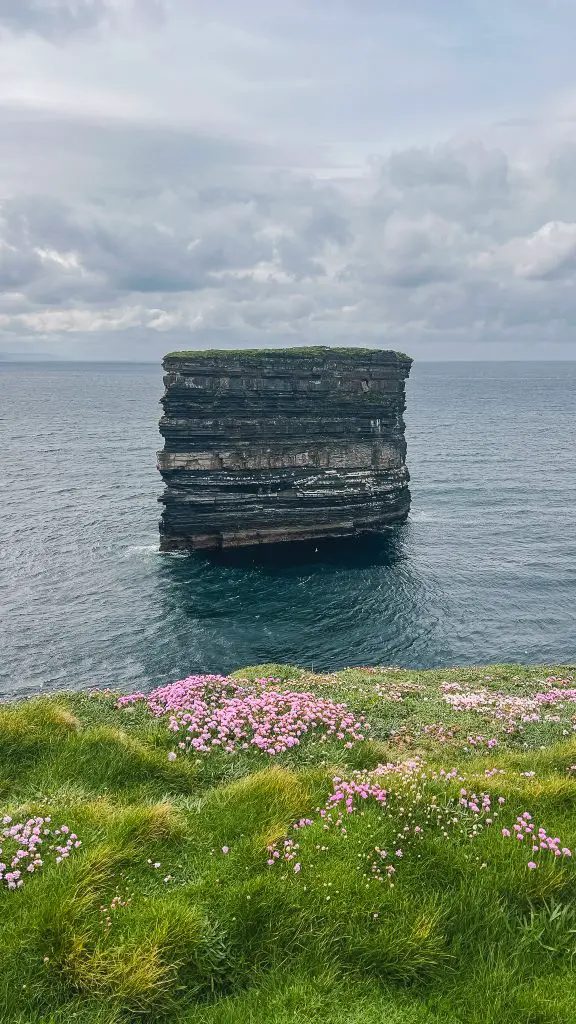 Downpatrick Head in County Mayo, Ireland.