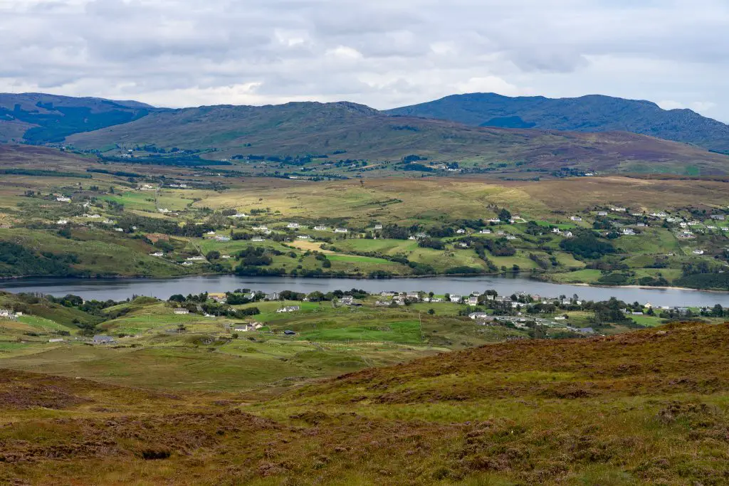 Gorgeous Irish landscape in Donegal, one of my Ireland travel tips.